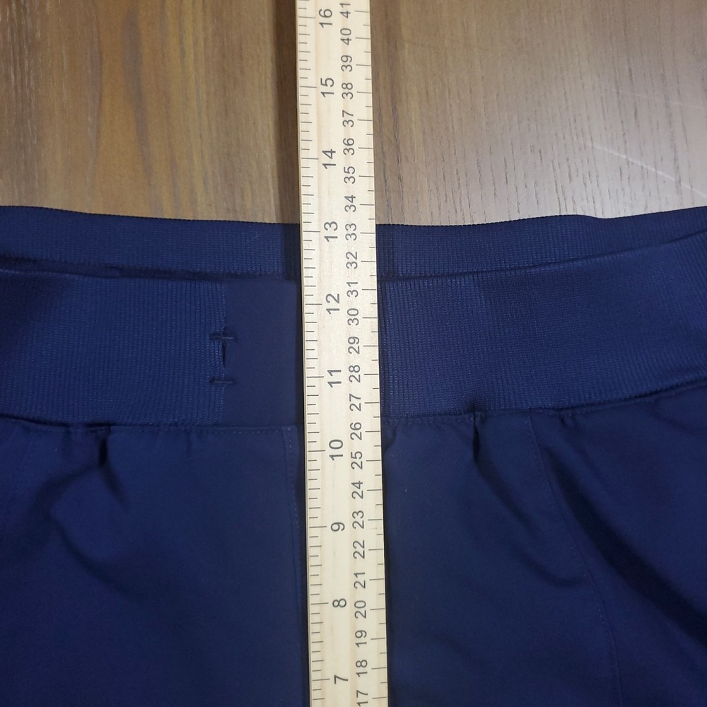 Fabletics High Rise On Call Scrubs Joggers Navy Blue, Large, Drawsting* - Picture 3 of 10